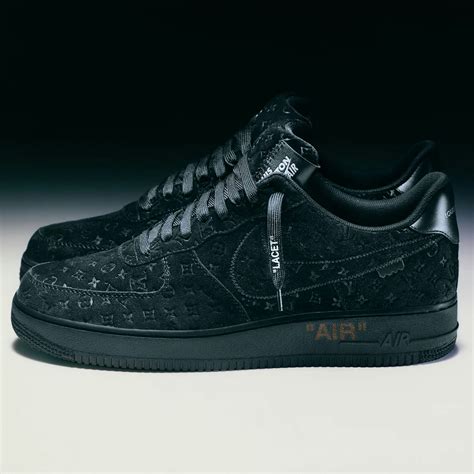 nike louis vuitton air force 1 black|Louis Vuitton air force 1 low.